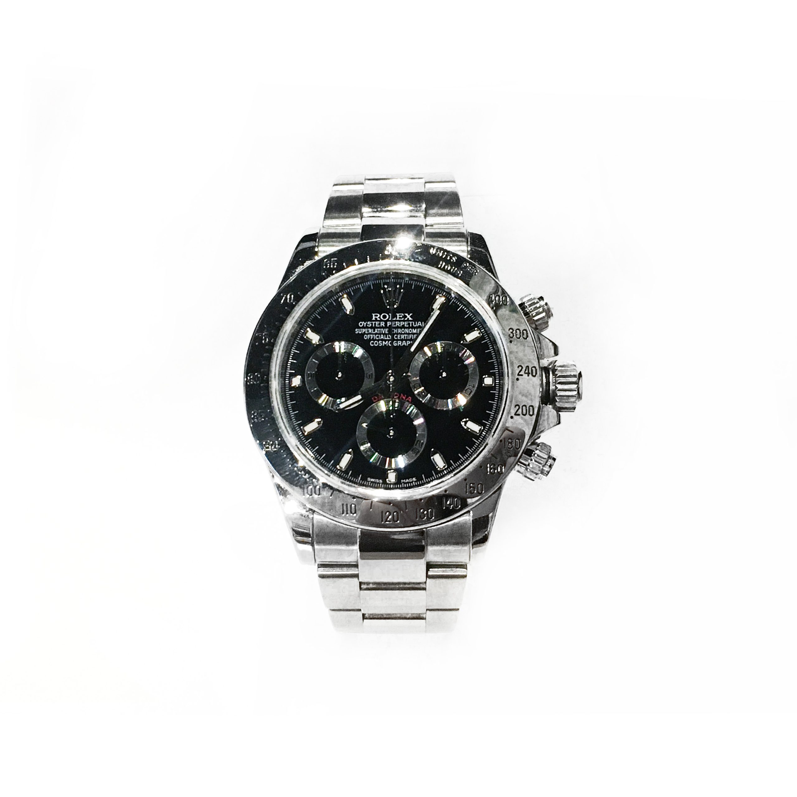 Rolex デイトナ 黒文字盤 116520 G463690 高価買取